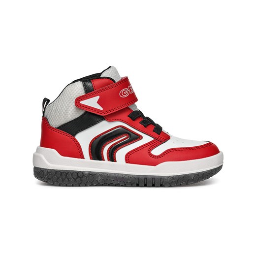 Geox Sneakersy &quot;Buzzerlight&quot; w kolorze biało-czerwono-czarnym ze sklepu Limango Polska w kategorii Buty sportowe dziecięce - zdjęcie 185135793