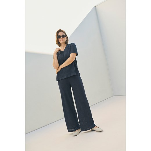 Kaffe Koszulka dzianinowa w kolorze granatowym Kaffe XXL okazyjna cena Limango Polska