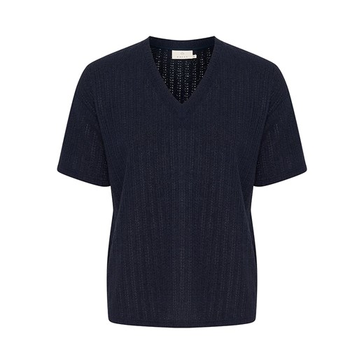 Kaffe Koszulka dzianinowa w kolorze granatowym Kaffe M okazja Limango Polska