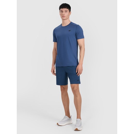 Męskie spodenki treningowe 4F 4FWAW25TFSHM1041 - granatowe ze sklepu Sportstylestory.com w kategorii Spodenki męskie - zdjęcie 185137591