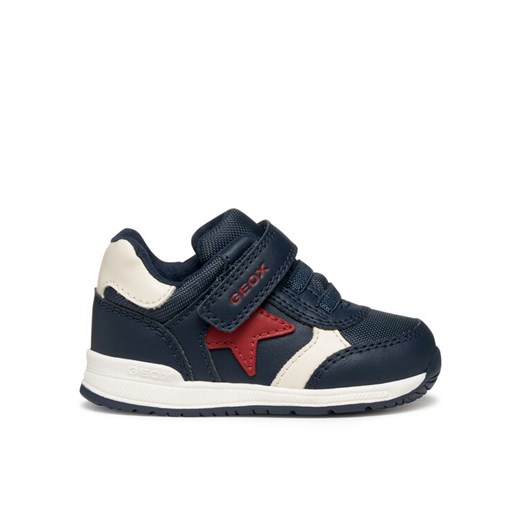 Sneakersy Geox B Rishon B560RA 054FU C0735 Granatowy ze sklepu eobuwie.pl w kategorii Buty sportowe dziecięce - zdjęcie 185138190