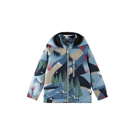 Reima Kurtka softshell Vantti 5100009D Granatowy Regular Fit ze sklepu MODIVO w kategorii Kurtki chłopięce - zdjęcie 185138783