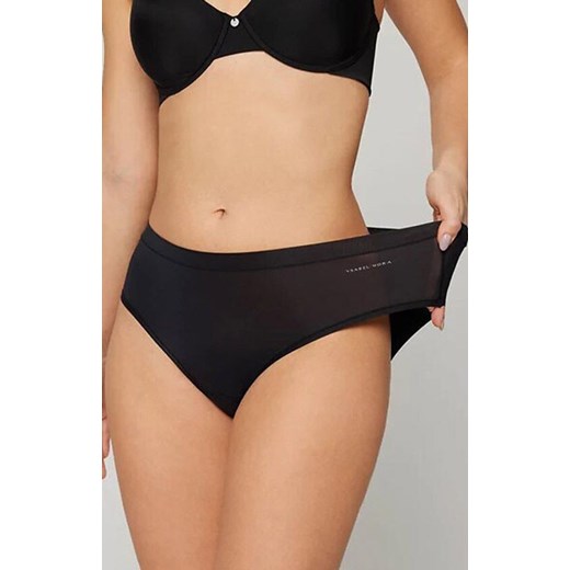 Figi damskie elastyczne typu midi czarne 19696, Kolor czarny, Rozmiar Ysabel Mora uniwersalny promocja Primodo