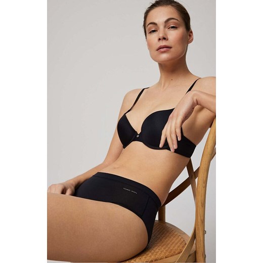 Figi damskie elastyczne typu midi czarne 19696, Kolor czarny, Rozmiar Ysabel Mora uniwersalny wyprzedaż Primodo