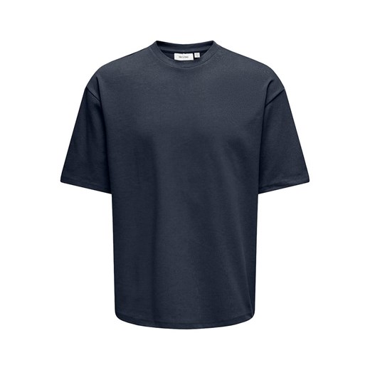 ONLY &amp; SONS Koszulka w kolorze granatowym ze sklepu Limango Polska w kategorii T-shirty męskie - zdjęcie 185140172