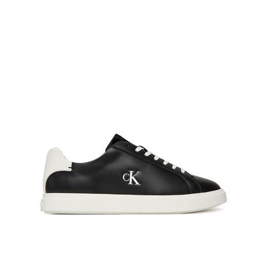 Sneakersy Calvin Klein Low Pro Cups Lth Mg HW0HW02823 Czarny ze sklepu eobuwie.pl w kategorii Buty sportowe damskie - zdjęcie 185140392