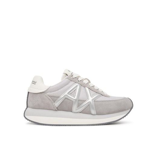 Sneakersy Armani Exchange XW002151 AF19396 MZ284 Szary ze sklepu eobuwie.pl w kategorii Buty sportowe damskie - zdjęcie 185140454