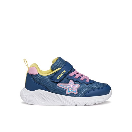 Sneakersy Geox J Sprintye J55FWA 0AS54 C4BE8 S Granatowy ze sklepu eobuwie.pl w kategorii Buty sportowe dziecięce - zdjęcie 185140463