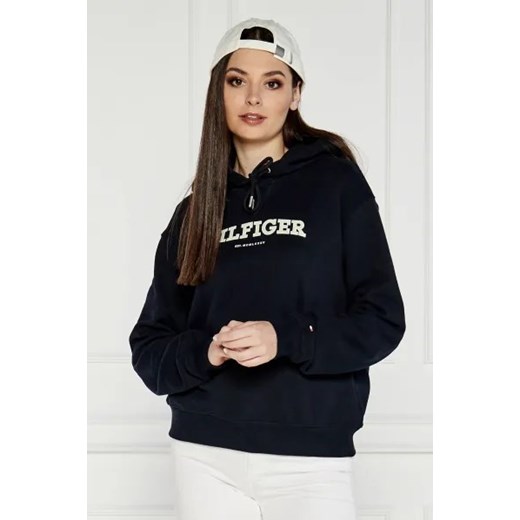 Tommy Hilfiger Bluza REG MONOTYPE FLOCK | Regular Fit Tommy Hilfiger L okazyjna cena Gomez Fashion Store