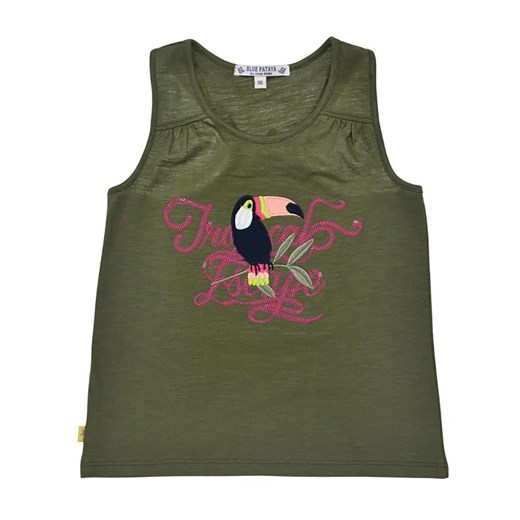 Bondi Top &quot;Tropical&quot; w kolorze khaki ze sklepu Limango Polska w kategorii Bluzki dziewczęce - zdjęcie 185353194