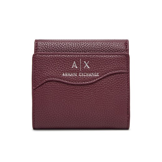 Mały Portfel Damski Armani Exchange 948530 CC783 UA343 Bordowy ze sklepu eobuwie.pl w kategorii Portfele damskie - zdjęcie 185353311