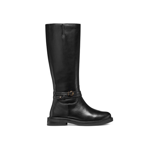 Geox Oficerki D Serilda D56WYA 00043 C9999 Czarny ze sklepu MODIVO w kategorii Kozaki damskie - zdjęcie 185353733