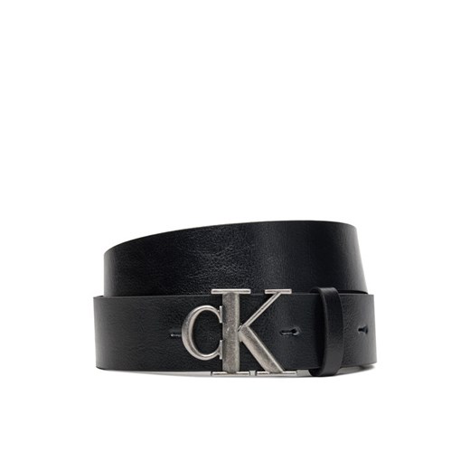 Calvin Klein Pasek Męski Ck Buckle Tumbled 35Mm LV04D7016G Czarny ze sklepu MODIVO w kategorii Paski męskie - zdjęcie 185353773