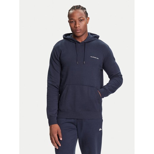 Quiksilver Bluza Graphic Hoodie EQYFT05131 Granatowy Regular Fit ze sklepu MODIVO w kategorii Bluzy męskie - zdjęcie 185353811