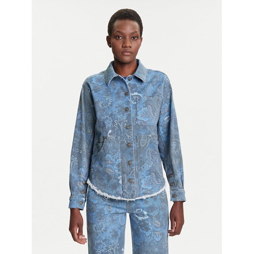 Desigual Koszula jeansowa Pasleyblue 25WWEW68 Niebieski Loose Fit ze sklepu MODIVO w kategorii Koszule damskie - zdjęcie 185353862
