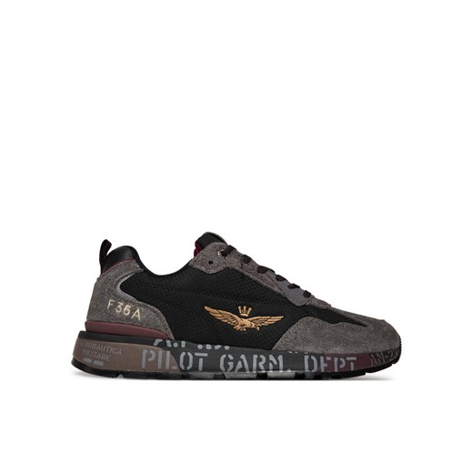Aeronautica Militare Sneakersy 252SC0276UCT03546 Czarny ze sklepu MODIVO w kategorii Buty sportowe męskie - zdjęcie 185353874
