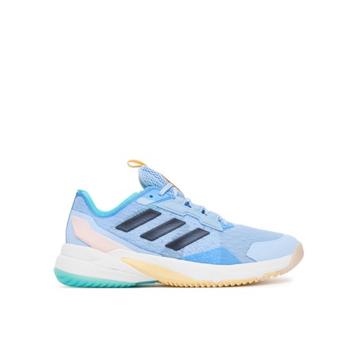 adidas Buty halowe Crazyflight 6 HP7029 Błękitny ze sklepu MODIVO w kategorii Buty sportowe damskie - zdjęcie 185353910