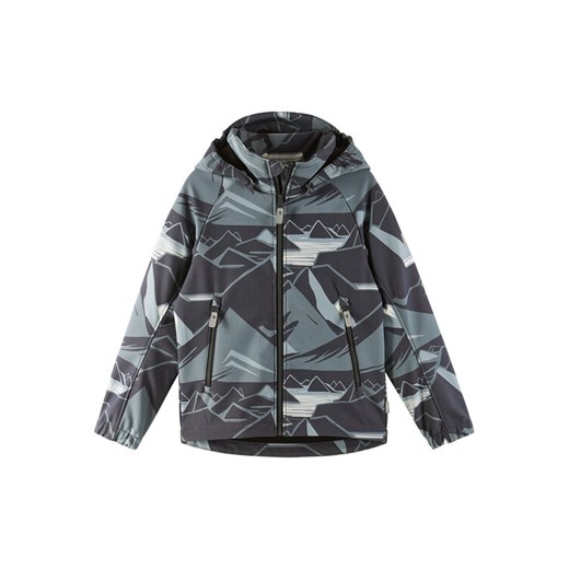 Reima Kurtka softshell Aitoo 5100139B Czarny Regular Fit ze sklepu MODIVO w kategorii Kurtki chłopięce - zdjęcie 185353951