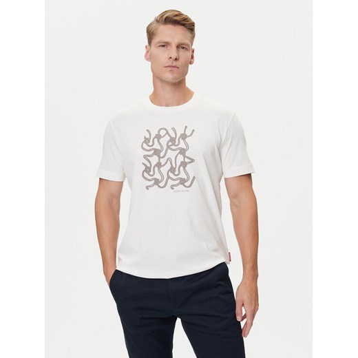 JOOP! Jeans T-Shirt 15 JJJ-08Anup 30047002 Beżowy Modern Fit ze sklepu MODIVO w kategorii T-shirty męskie - zdjęcie 185353970