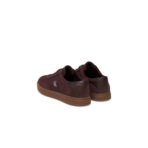 Calvin Klein Sneakersy Low Pro Cups Lace Up Sue Mix Mg HW0HW02683 Bordowy Calvin Klein 36 MODIVO