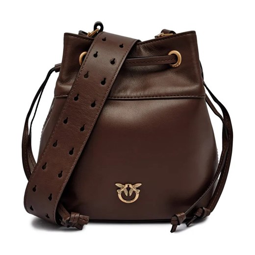 Pinko Skórzany worek SECCHIELLO MINI ze sklepu Gomez Fashion Store w kategorii Torebki worki - zdjęcie 185356811