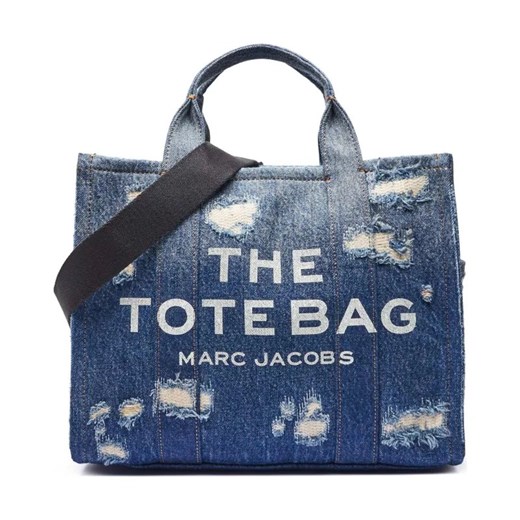 Marc Jacobs Jeansowa shopperka The Rip and Repair Denim Medium Tote Bag ze sklepu Gomez Fashion Store w kategorii Torby Shopper bag - zdjęcie 185356904