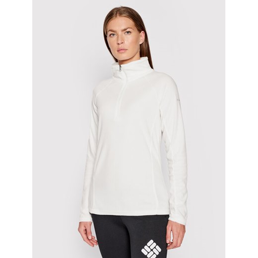 Columbia Polar Glacial™ IV Half Zip 1802201 Biały Regular Fit ze sklepu MODIVO w kategorii Bluzy damskie - zdjęcie 185362432