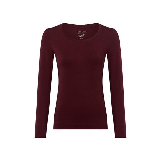 Marie Lund Damska koszulka z długim rękawem Kobiety Dżersej bakłażanowy Marie Lund L vangraaf