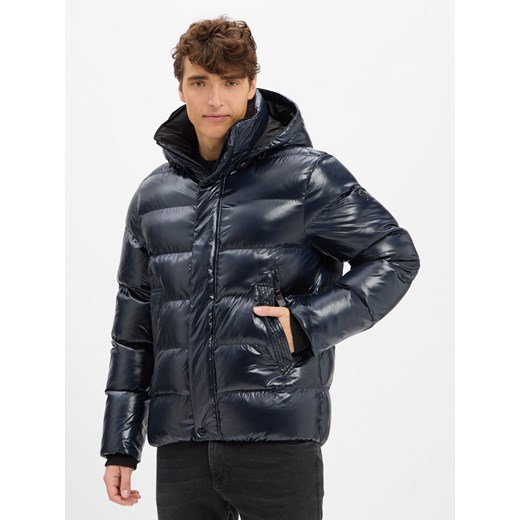 Wellensteyn Męska kurtka funkcjonalna - Network Mężczyźni granatowy jednolity Wellensteyn XL vangraaf