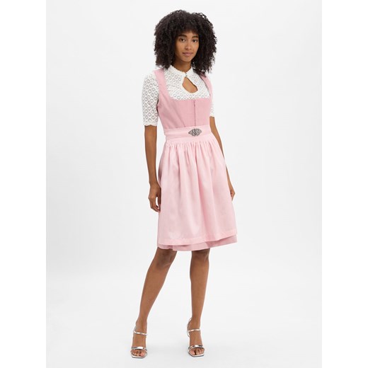 Krüger Dirndl Damski dirndl Kobiety różowy jednolity ze sklepu vangraaf w kategorii Sukienki - zdjęcie 185362802