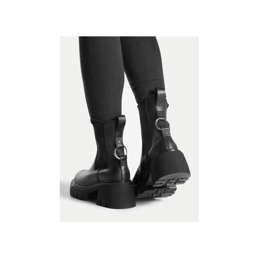 Botki Badura 8108 Czarny 38 eobuwie.pl