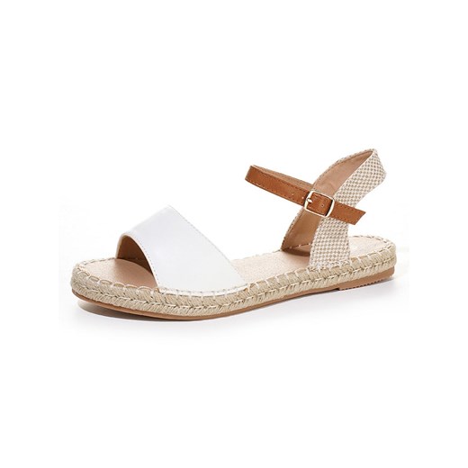 C&apos;M Espadryle w kolorze biało-jasnobrązowym ze sklepu Limango Polska w kategorii Espadryle damskie - zdjęcie 185364731