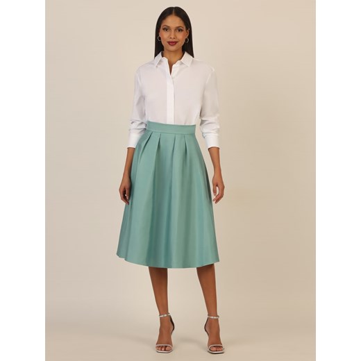 APART Satynowa spódnica w kolorze turkusowym 42 promocja Limango Polska