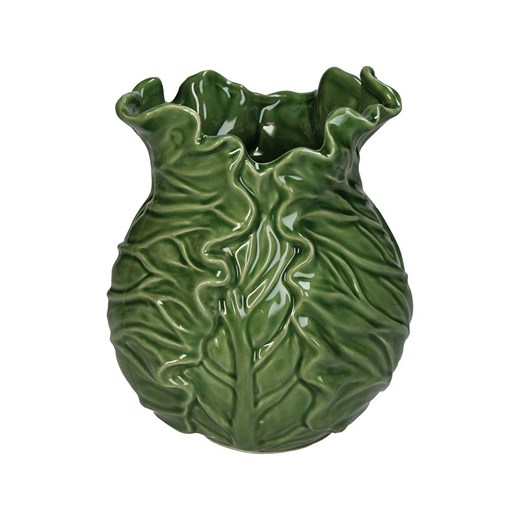 Kersten Wazon &quot;Cabbage&quot; w kolorze zielonym - 16,6 x 19,8 x 16,1 cm ze sklepu Limango Polska w kategorii Wazony - zdjęcie 185364944