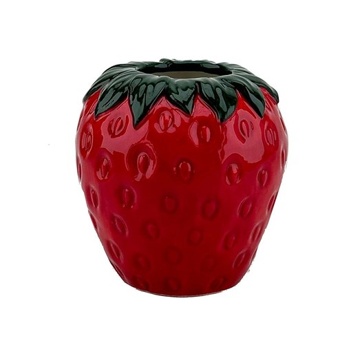 Kersten Wazon &quot;Strawberry&quot; w kolorze czerwonym - wys. 9,3 x Ø 9 cm ze sklepu Limango Polska w kategorii Wazony - zdjęcie 185364980