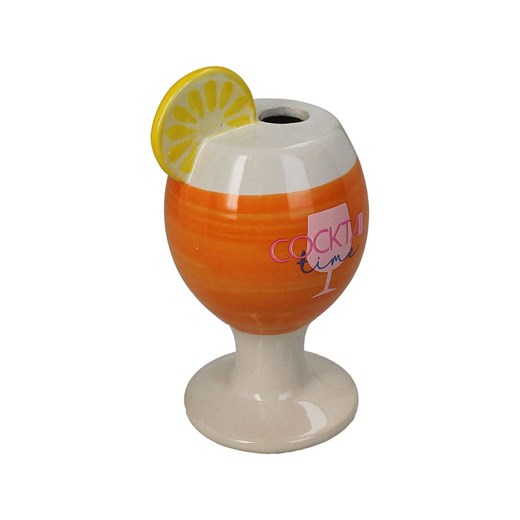 Kersten Wazon &quot;Cocktail&quot; w kolorze biało-pomarańczowym - 9,5 x 17,3 x 9 cm ze sklepu Limango Polska w kategorii Wazony - zdjęcie 185365050