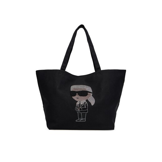 KARL LAGERFELD Torebka A3W50016 Czarny ze sklepu MODIVO w kategorii Torby Shopper bag - zdjęcie 185365302