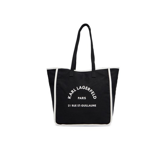 KARL LAGERFELD Torebka A3W50018 Czarny ze sklepu MODIVO w kategorii Torby Shopper bag - zdjęcie 185365311