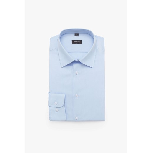 KOSZULA CORSINI 3183D DŁUGI RĘKAW SLIM FIT BŁĘKITNY ze sklepu Recman w kategorii Koszule męskie - zdjęcie 185365762