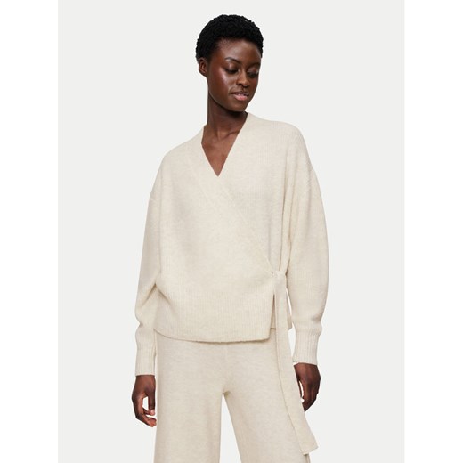 Triumph Kardigan Amourette Cozy 10225069 Écru Relaxed Fit ze sklepu MODIVO w kategorii Swetry damskie - zdjęcie 185366392