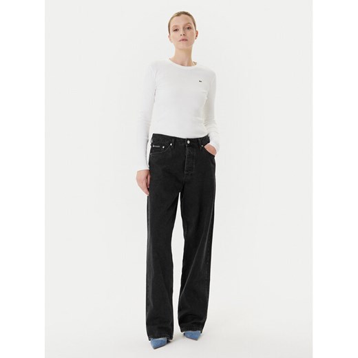 Lacoste Bluzka TF1692 Écru Slim Fit Lacoste 42 MODIVO