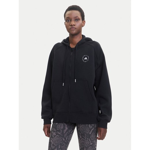 adidas by Stella McCartney Bluza JF6337 Czarny Loose Fit ze sklepu MODIVO w kategorii Bluzy damskie - zdjęcie 185366424