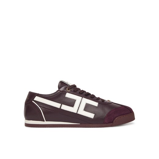 Elisabetta Franchi Sneakersy SA-82G-56E2-V400 Bordowy ze sklepu MODIVO w kategorii Buty sportowe damskie - zdjęcie 185366433
