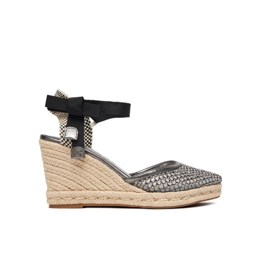 Espadryle Guess FLJCHA FAB04 Szary ze sklepu eobuwie.pl w kategorii Espadryle damskie - zdjęcie 185368452