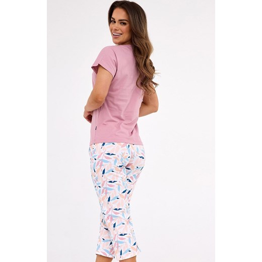 Dwuczęściowa piżama damska 372/450 Louisa, Kolor różowy-wzór, Rozmiar M, Cornette ze sklepu Primodo w kategorii Piżamy damskie - zdjęcie 185368930