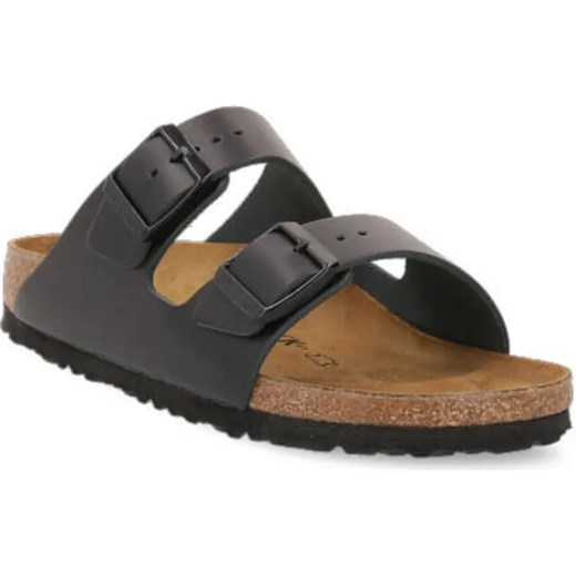 Birkenstock Skórzane klapki Arizona NL | narrow fit ze sklepu Gomez Fashion Store w kategorii Klapki damskie - zdjęcie 185369650