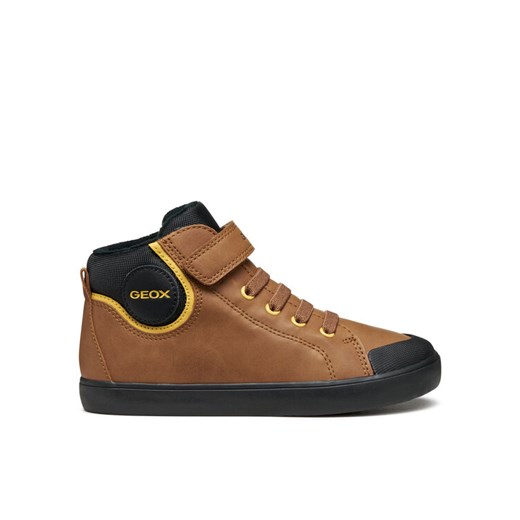Sneakersy Geox J Gisli J465CC 0MEFU C0202 S Brązowy ze sklepu eobuwie.pl w kategorii Buty sportowe dziecięce - zdjęcie 185371063
