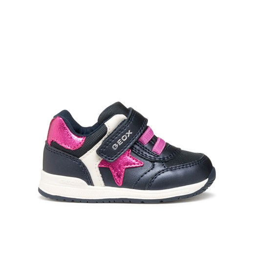 Sneakersy Geox B Rishon B560LA 0NFFU C4268 Granatowy ze sklepu eobuwie.pl w kategorii Buty sportowe dziecięce - zdjęcie 185371072