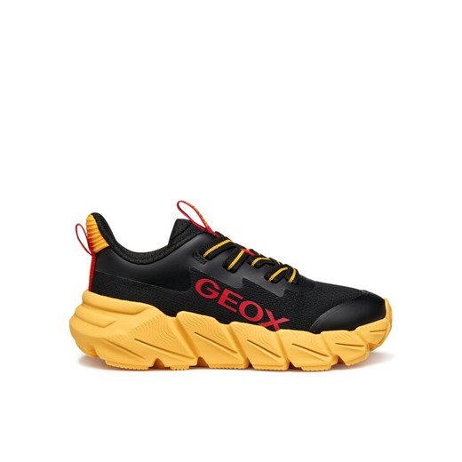 Sneakersy Geox J Flexyper Fast J46N1A 0149J C0054 S Czarny ze sklepu eobuwie.pl w kategorii Buty sportowe dziecięce - zdjęcie 185371081