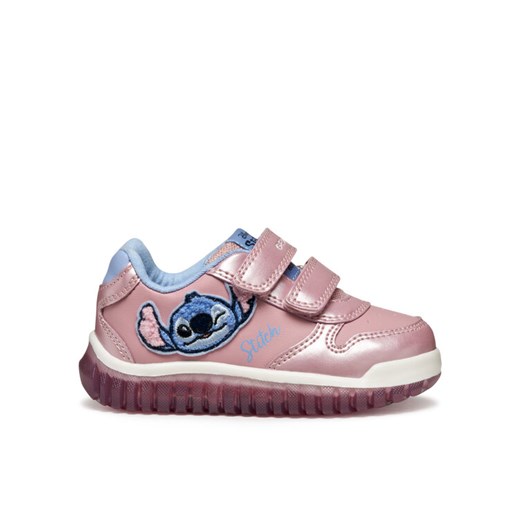 Sneakersy Geox B Lightyloo B5661B 000NF C8207 Różowy ze sklepu eobuwie.pl w kategorii Buty sportowe dziecięce - zdjęcie 185371162